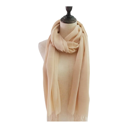 PLAIN VISCOSE SCARVES VP1211 (12PC)