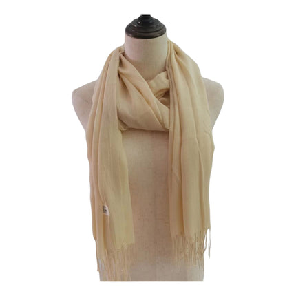 PLAIN VISCOSE SCARVES VP1211 (12PC)