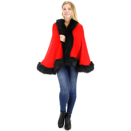 FUR SHORT LENGTH SHAWL SH923 (6PC)