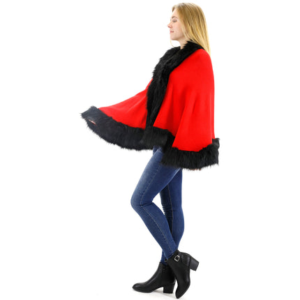 FUR SHORT LENGTH SHAWL SH923 (6PC)