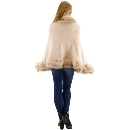 FUR SHORT LENGTH SHAWL SH923 (6PC)