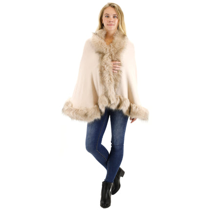 FUR SHORT LENGTH SHAWL SH923 (6PC)