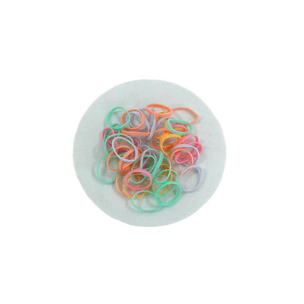 ELASTIC RUBBER HAIR TIE RB4301-1 (12PK)