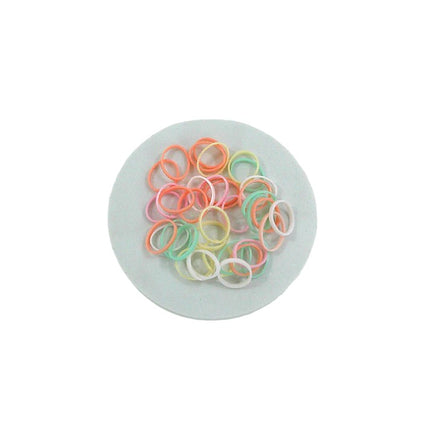 ELASTIC RUBBER HAIR TIE RB4301-1 (12PK)