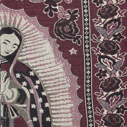 METALLIC PASHMINA OUR LADY OF GUADALUPE SCF3719-28 (12PC)