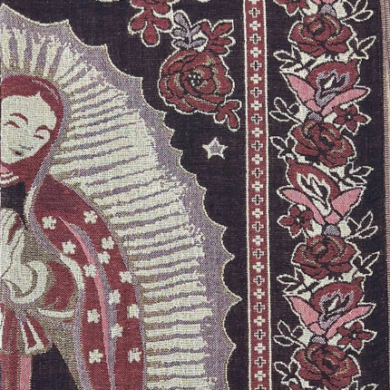 METALLIC PASHMINA OUR LADY OF GUADALUPE SCF3719-28 (12PC)