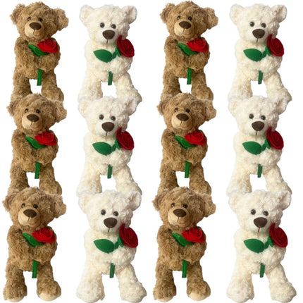 ROSE BEAR PLUSH SS41105-35 (12PC)