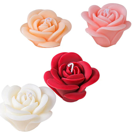 ROSE SHAPE SCENTED CANDLE SS41106-30 (12PC)