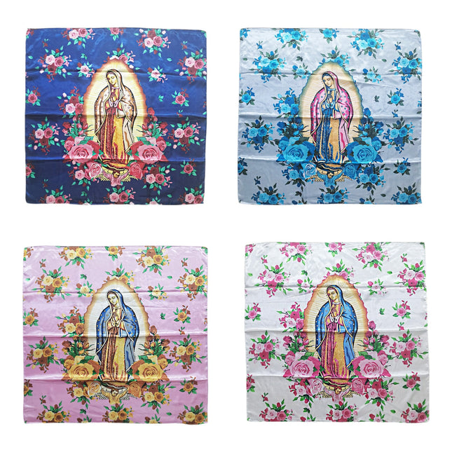 SATIN SCARF SANTA MARIA ST4424-1 (12PC)