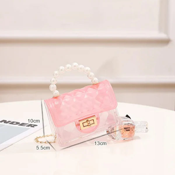 CLEAR QUILTED MINI JELLY PURSE BG3113-62 (12PC)