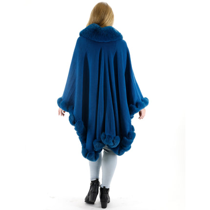 SOLID COLOR FUR SHAWL SW3719-1 (3PC)