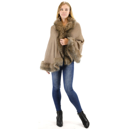 FUR SHORT LENGTH SHAWL SH923 (6PC)