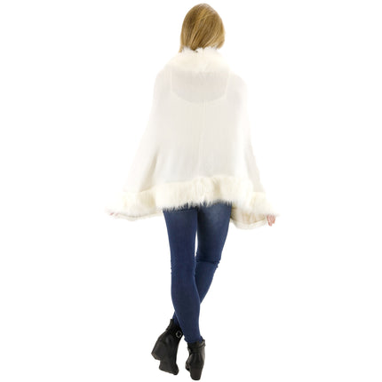 FUR SHORT LENGTH SHAWL SH923 (6PC)