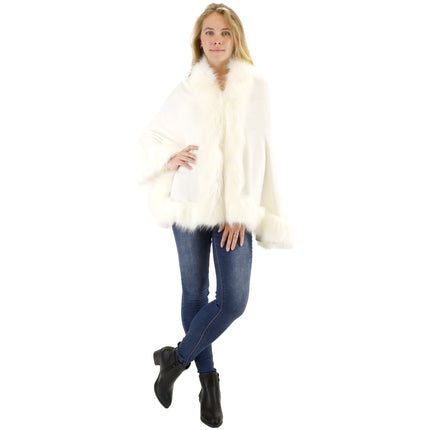 FUR SHORT LENGTH SHAWL SH923 (6PC)