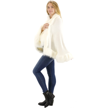 FUR SHORT LENGTH SHAWL SH923 (6PC)