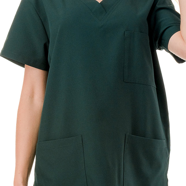 WOMEN'S SCRUBS MEDICAL NURSING UNIFORM SET UN0147HG (MIN 6 SET)