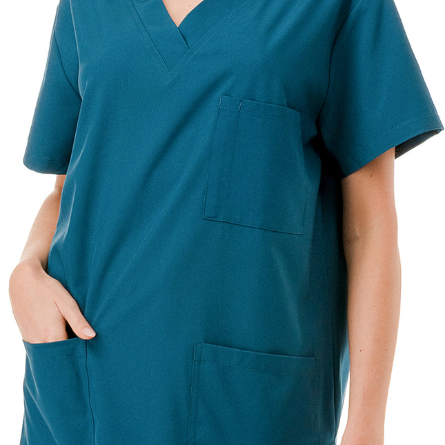 WOMEN'S SCRUBS MEDICAL NURSING UNIFORM SET UN0147TL (MIN 6 SET)