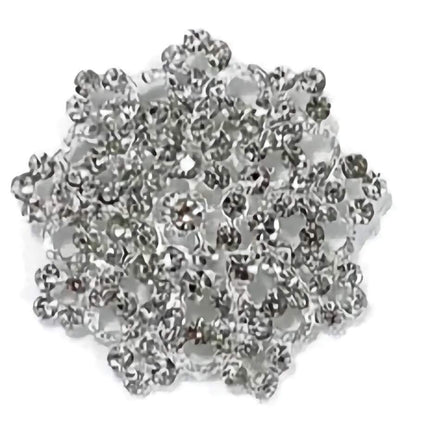 RHINESTONE FLOWER BROOCH BC0427-9 (12PC)