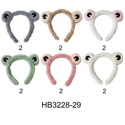 FUNNY FROG EYE HEADBAND HB3228-29 (12PC)