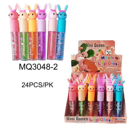 RABBIT LIP GLOSS MQ3048-2 (24PC)